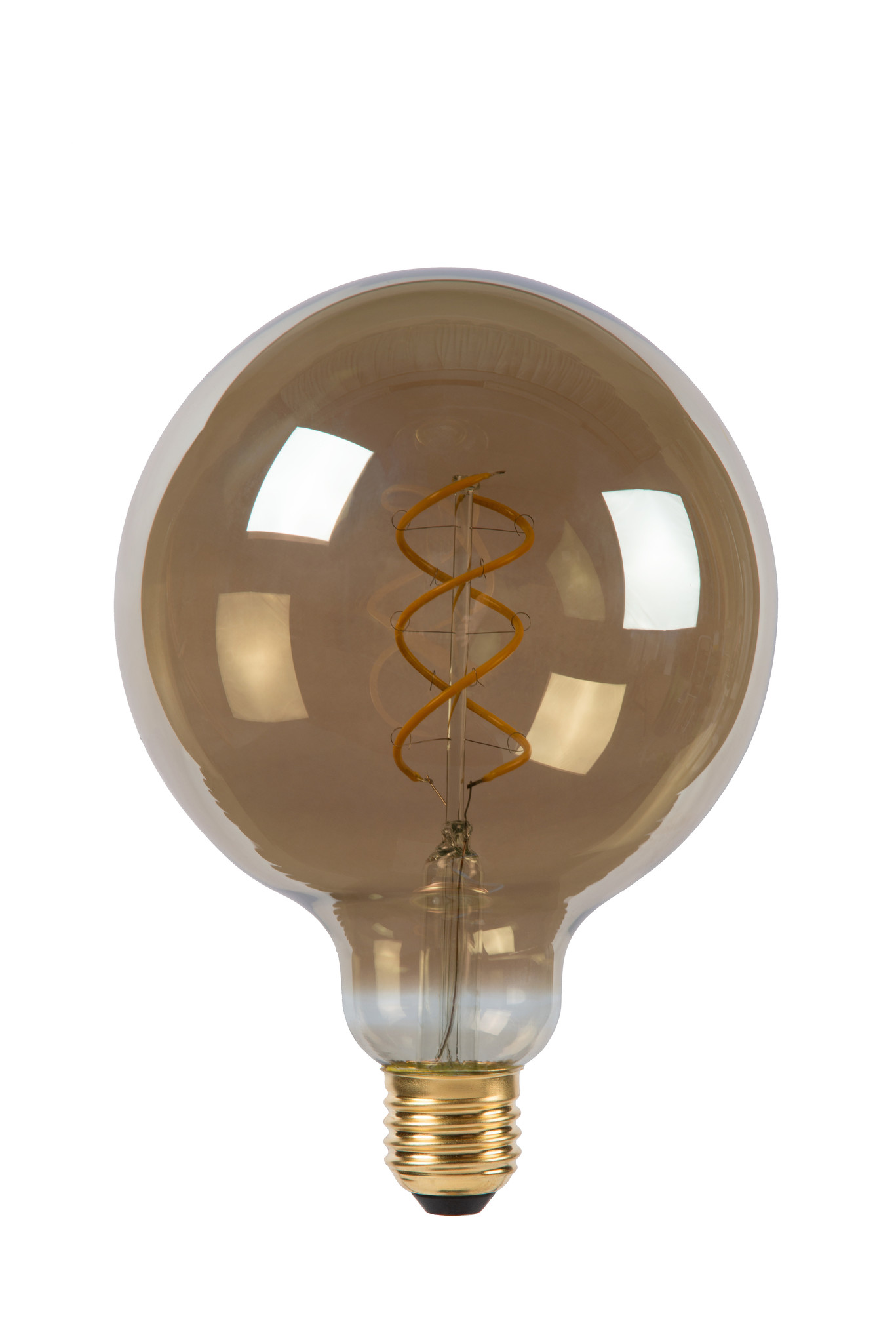 decaan Universeel ik betwijfel het LED filament E27 lamp 5W spiraal amber of gerookt | My Planet LED
