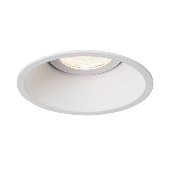 Fantasia TETIZ inbouwspot GU10, zwart staal, diameter 100 mm, gatmaat 90 mm, 30° richtbaar, lamp niet inbegrepen