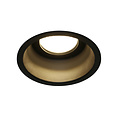 Fantasia TETIZ inbouwspot GU10, zwart staal, diameter 100 mm, gatmaat 90 mm, 30° richtbaar, lamp niet inbegrepen