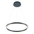 Hanging lamp design round LED black or white 54W 600mm Ø light up and down