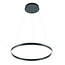 Lampe suspendue design ronde LED noire ou blanche 54W 600mm Ø éclaire de haut en bas