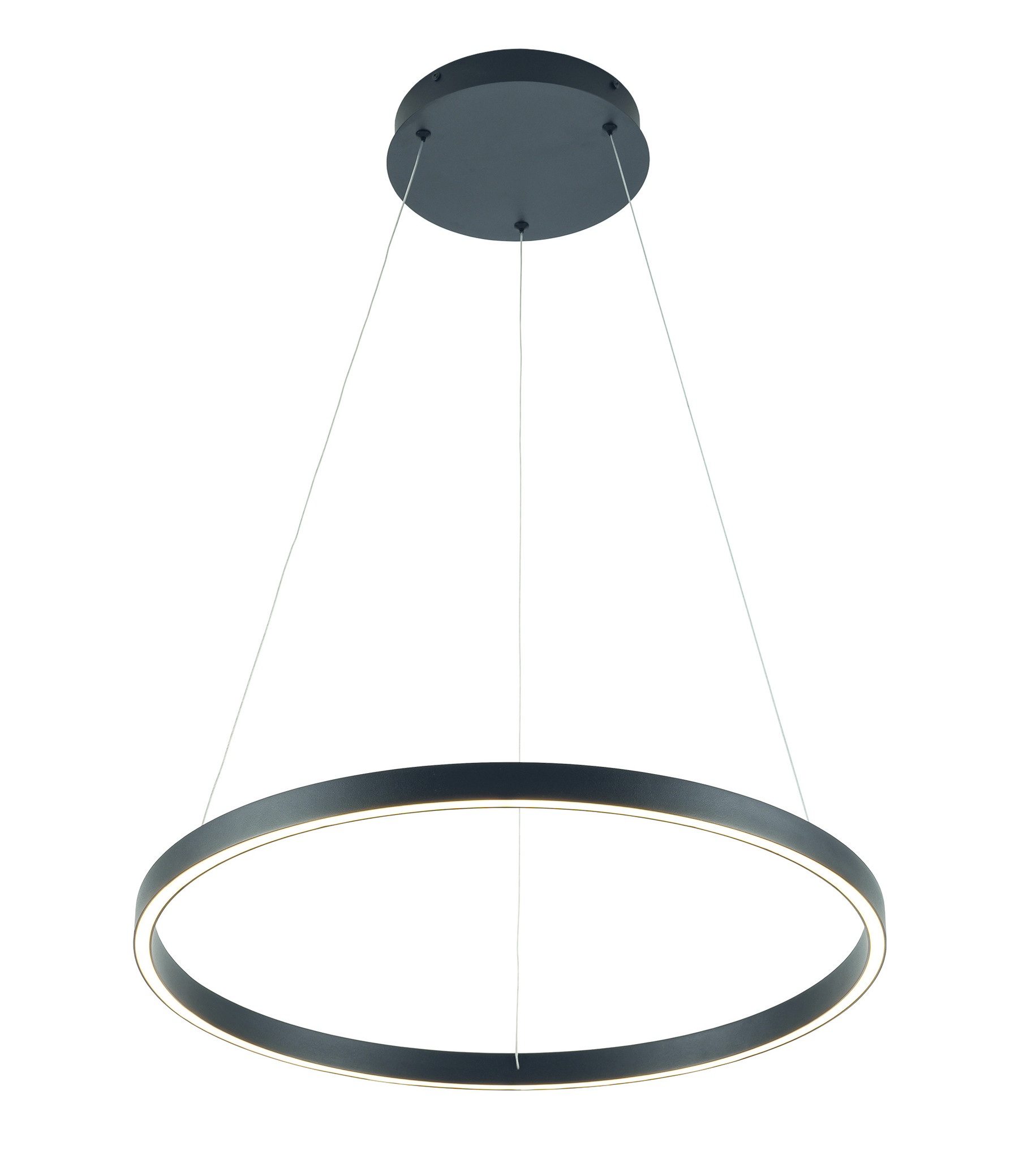 effect voorzetsel Emotie Hanglamp design rond LED zwart of wit 54W 600mm Ø licht up en down | My  Planet LED
