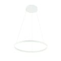 Fantasia Guri LED pendant light round black, Ø60cm, 54W, 3000K warm white, 1890 lumen, dimmable, light up and down