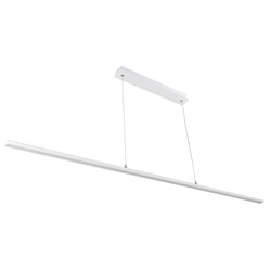 Marco long dimmable hanging lamp SMD LED sleek white or black 36W 1.76m