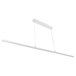 Suspension longue dimmable Marco SMD LED élégante blanc ou noir 36W 1,76m