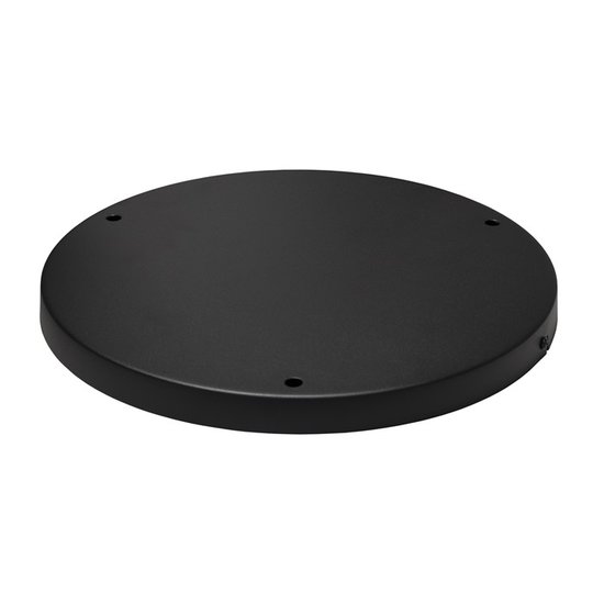 Fantasia Rosette III runde Aufputzrosette 350 mm schwarz, Aluminium, IP20, für 3 Pendelleuchten
