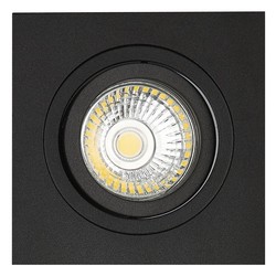 Recessed spot black square hole size 80mm outer size 93.7 mm