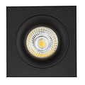 Recessed spot black square hole size 80mm outer size 93.7 mm