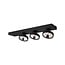 Fantasia Fantasia AEON plafondspot met 3 x AR111 12W LED, zwarte poedercoating, dimbaar, 2700K warm wit, 580 x 150 x 120 mm