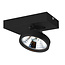 Fantasia Fantasia AEON plafondspot met 1x AR111 12W LED, 1386 lumen, 2700K warm wit, dimbaar, zwart gelakt metaal