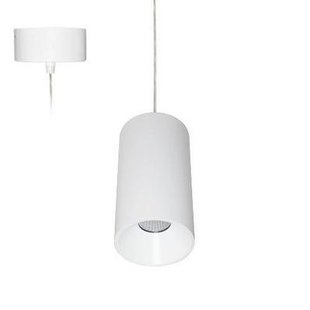 Hanging lamp pendant cylinder 11W LED 11W 160mm H white, black