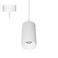 Hanglamp pendel cilinder 11W LED 11W 160mm H wit, zwart