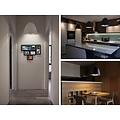 Indigo (Rexel) suspension conique E27 280mm de haut, noir mat, acier, sans ampoule