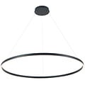 Fantasia Guri round LED pendant light, white, Ø120cm, 125W, 3000K dimmable, aluminium/acrylic, IP20