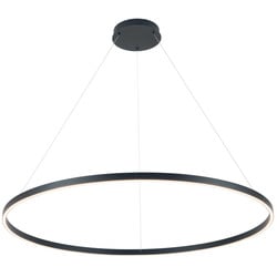 Fantasia Guri suspension ronde LED blanche Ø120cm dimmable