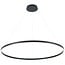 Fantasia Fantasia Guri lámpara colgante redonda LED, negra, Ø120cm, 125W, 3000K blanco cálido, regulable, cable 3m