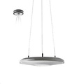 Indigo (Rexel) suspension ronde LED 30cm, 33W, 3000 lumens, 3000K, blanc aluminium