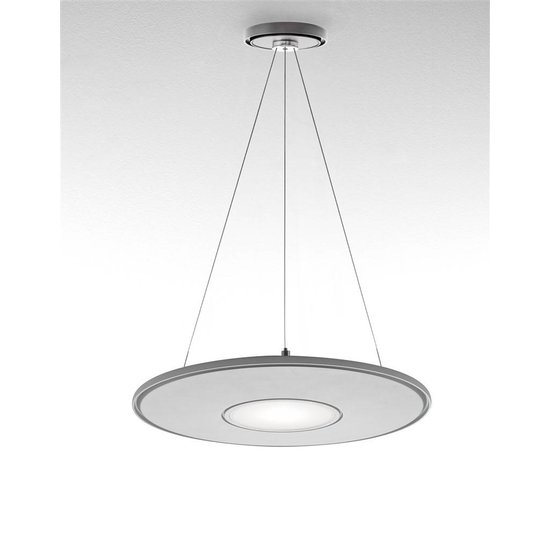 Indigo (Rexel) Pendelleuchte rund LED 30cm, 33W, 3000 Lumen, 3000K, weiß Aluminium