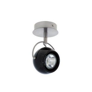 Ceiling light living room ball on rod 360° 125mm H GU10