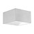 Applique LED carrée 5W up/down 100mm large