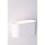 Wall light plaster oval up down 180mm wide with G9