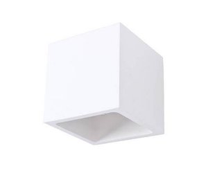 Wall Light Plaster Square Up Down 115mm Wide With G9 Myplanetled