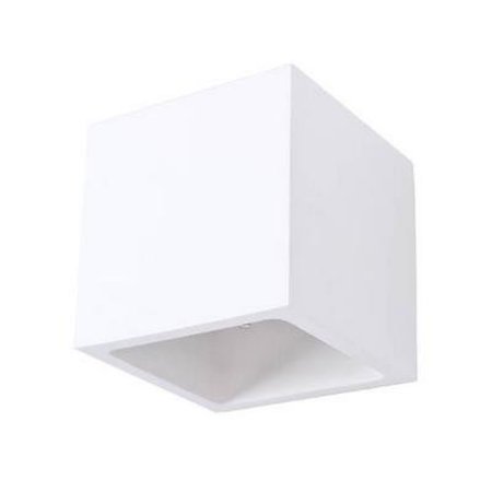 Wandlamp Gips Vierkant Up Down 115mm Breed G9 Fitting Myplanetled