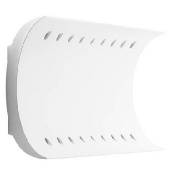 Wall light design curve white with 51W LED + 12W LED