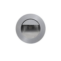 Indigo Wandleuchte LED Einbau rund Edelstahl Ø92mm 1W