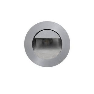 Wandlamp inbouw LED grijs rond diameter 92mm 1W