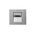 Indigo recessed wall light LED grey rectangular 100mm