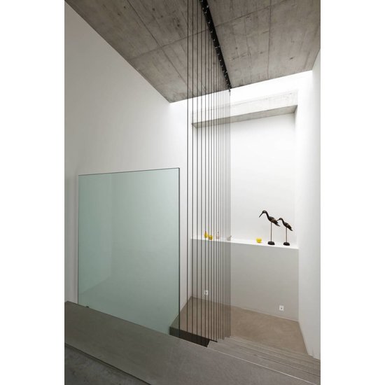 Wall light recessed square design LED 65mm wide 3,3W