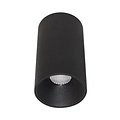 Ceiling lamp LED white black cylinder 160mm high 13W