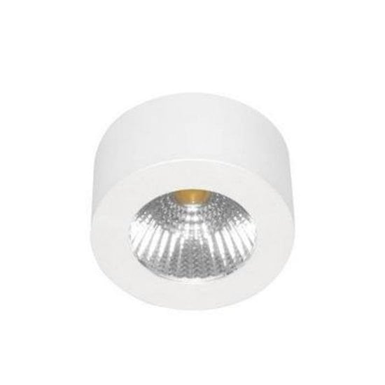 Plafón LED Indigo, redondo y blanco, 62mm de diámetro, 31mm de altura, 5W / 310 lúmenes, 3000K blanco cálido, sin driver a 220V