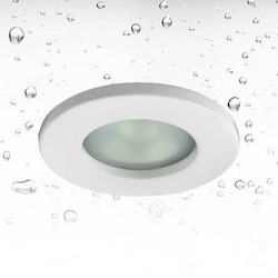 Downlight IP65 redondo cromo 82mm para GU10 (sin bombilla)