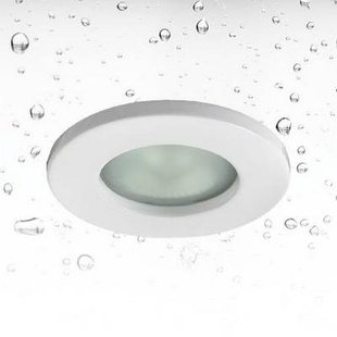 Inbouwspot IP65 rond chroom 82mm voor GU10 (excl. lamp)