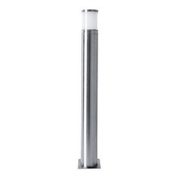 Indigo bollard light stainless steel grey 700mm E27 fitting