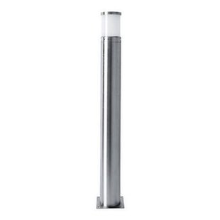 Bollard light grey 700mm high 76mm wide for E27 fitting