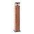 Indigo Windy 3 garden bollard light teak 600mm for E27