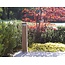 Indigo Windy 3 borne de jardin en teck, 600mm de haut, 100mm de large, IP55, culot E27 (ampoule non incluse)