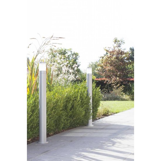 Indigo borne lumineuse ARM-654-03-500, anthracite en fonte d'aluminium, 500mm de haut, Ø140/92mm, culot E27, IP44