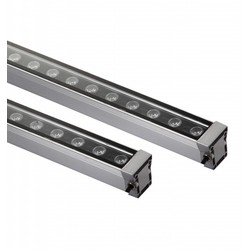 LED light bar 18W 0.5m black, IP65 outdoor lighting