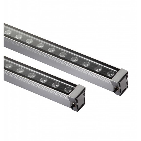 LED light bar 18W 0.5m black, 1440 lumen, IP65 waterproof, 50x65x500mm, for outdoor and accent lighting