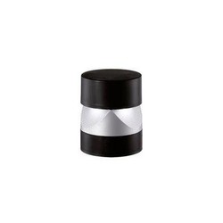 Indigo Turks grondspot LED zwart, rond, 136mm hoog, 3W IP66