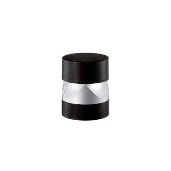 Bodenleuchte Outdoor LED rund schwarz oder silber 136mm H 3W
