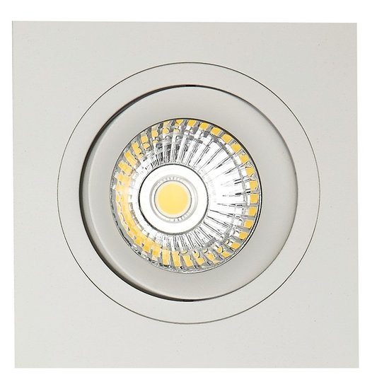 Recessed spot white square hole size 80mm outer size 93.7 mm
