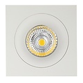 Recessed spot white square hole size 80mm outer size 93.7 mm