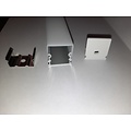 Fantasia Fantasia Styxx LED-Aufbauprofil 21 mm, 3 Meter, matte Abdeckung, Aluminium, für LED-Streifen