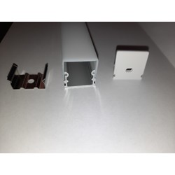 Fantasia Styxx LED profiel opbouw 21 mm aluminium 3m