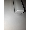 LED profiel opbouw  21 mm hoog 21 mm breed met licht aan 3 zijden van het profiel